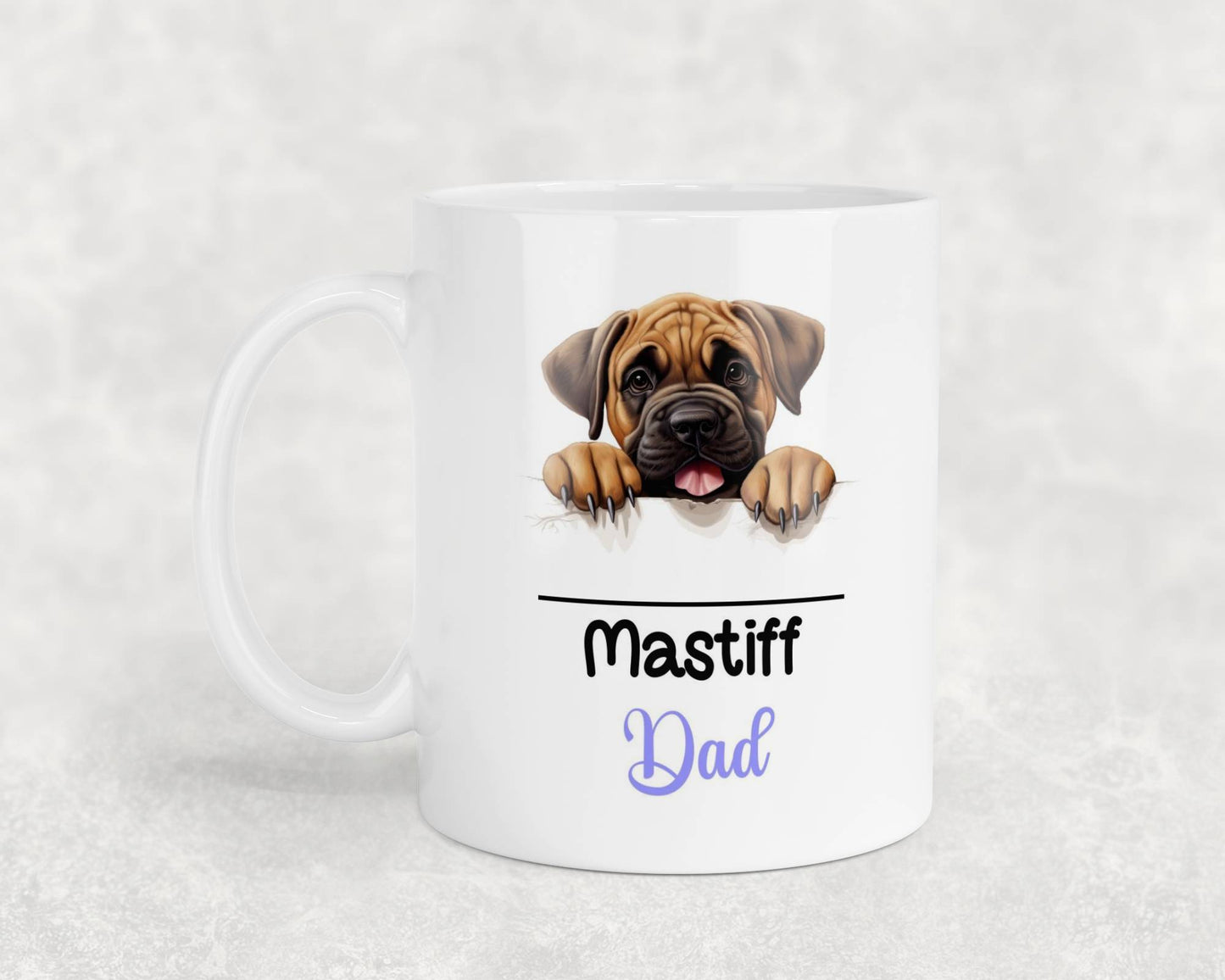 Mastiff Dad Mug Gift Nice Funny Cute Novelty Pet Dog Owner Cup Birthday Christmas Mother's Day Present