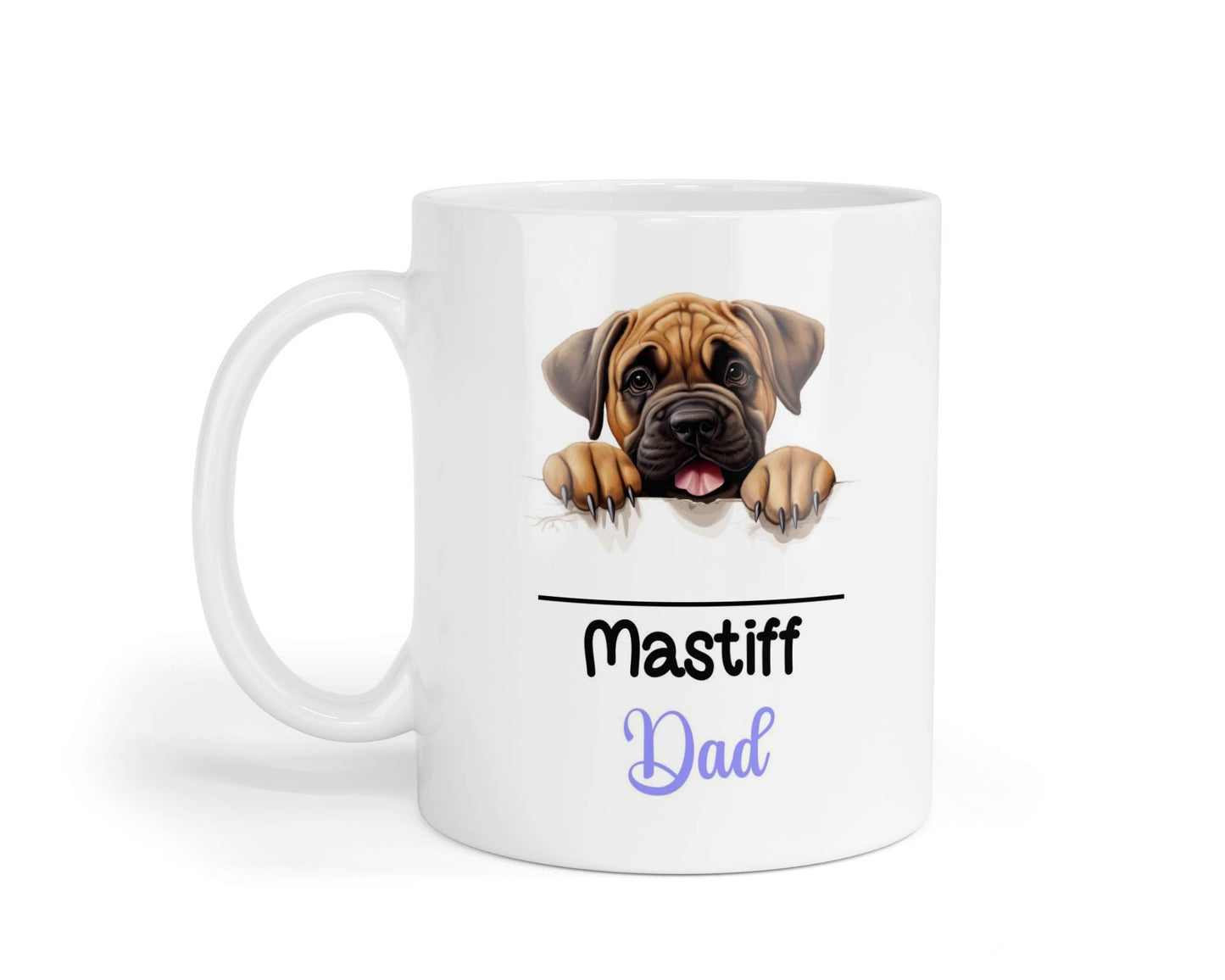 Mastiff Dad Mug Gift Nice Funny Cute Novelty Pet Dog Owner Cup Birthday Christmas Mother's Day Present