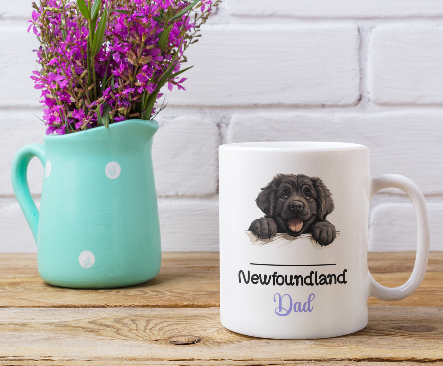 Newfoundland Dad Mug Gift Nice Funny Cute Novelty Pet Dog Owner Cup Birthday Christmas Mother's Day Present