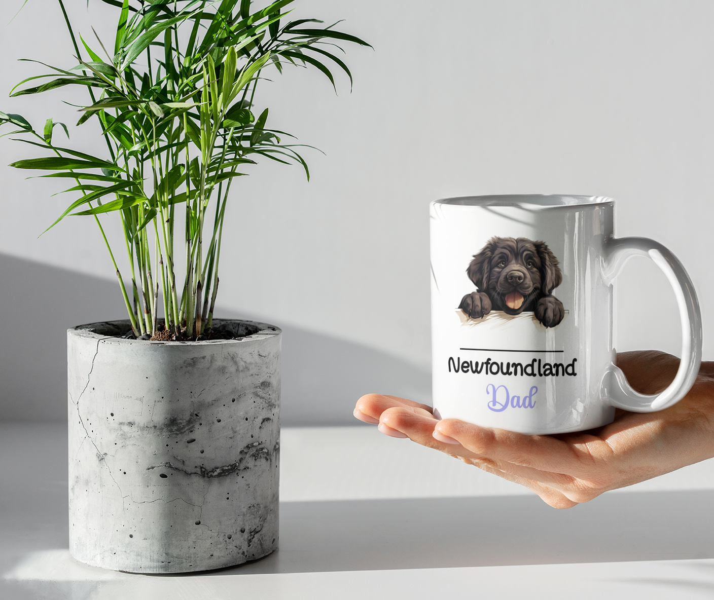 Newfoundland Dad Mug Gift Nice Funny Cute Novelty Pet Dog Owner Cup Birthday Christmas Mother's Day Present