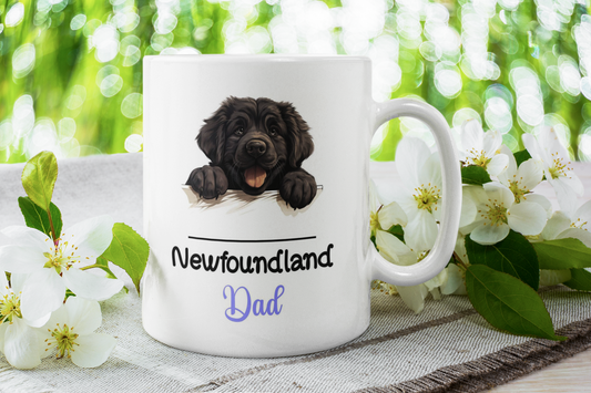 Newfoundland Dad Mug Gift Nice Funny Cute Novelty Pet Dog Owner Cup Birthday Christmas Mother's Day Present