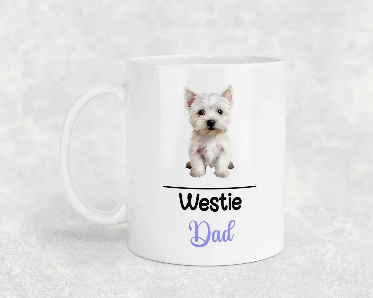 Westie Dad Mug Gift Nice Funny Cute Novelty Pet Dog Owner Cup Birthday Christmas Father's Day Present