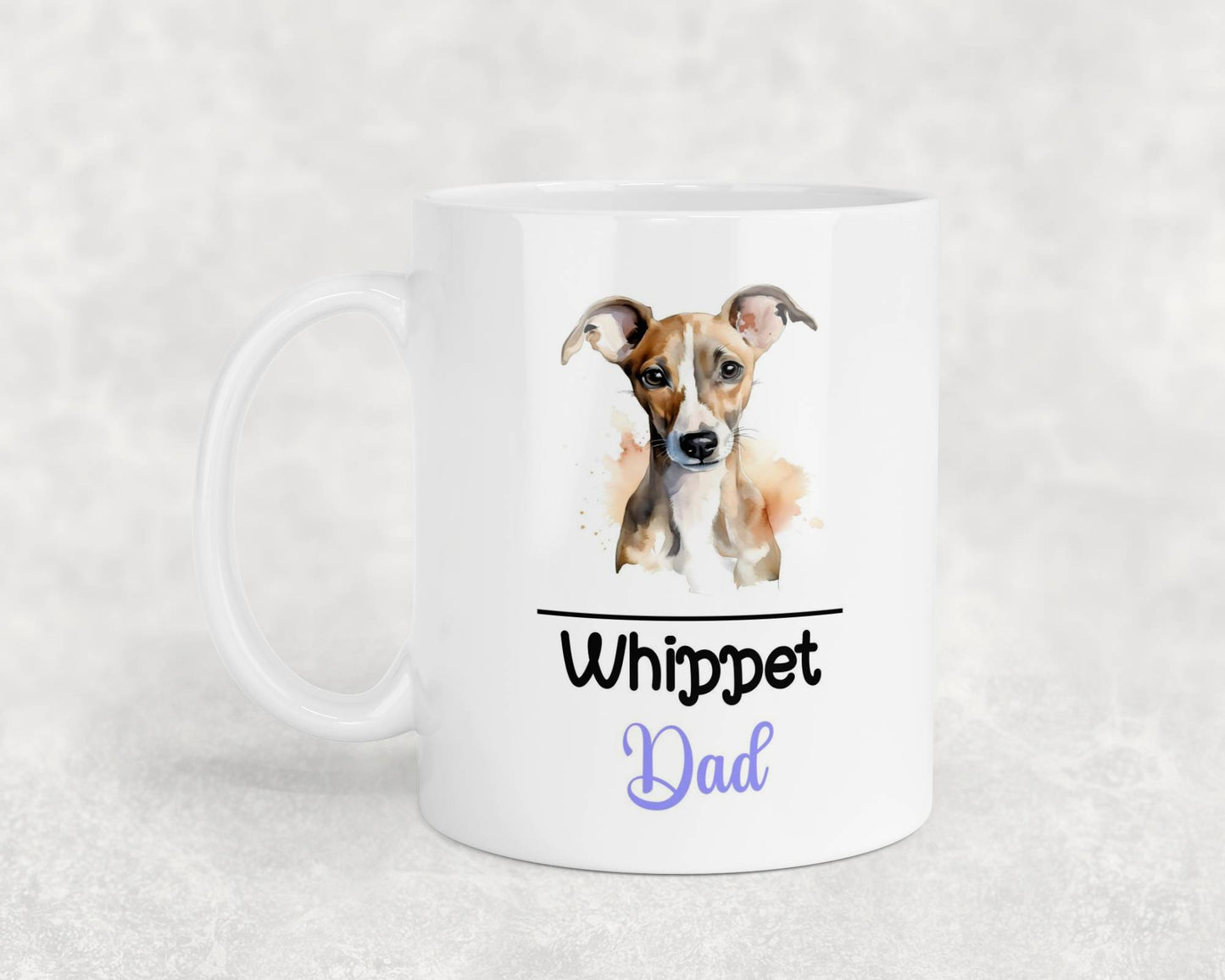 Whippet Dad Mug Gift Nice Funny Cute Novelty Pet Dog Owner Cup Birthday Christmas Father's Day Present