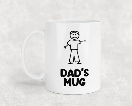 Dad's Mug Gift Novelty Nice Fun Cute Family Cup Present