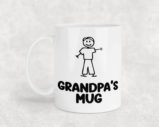 Grandpa's Mug Gift Novelty Nice Fun Cute Family Cup Present