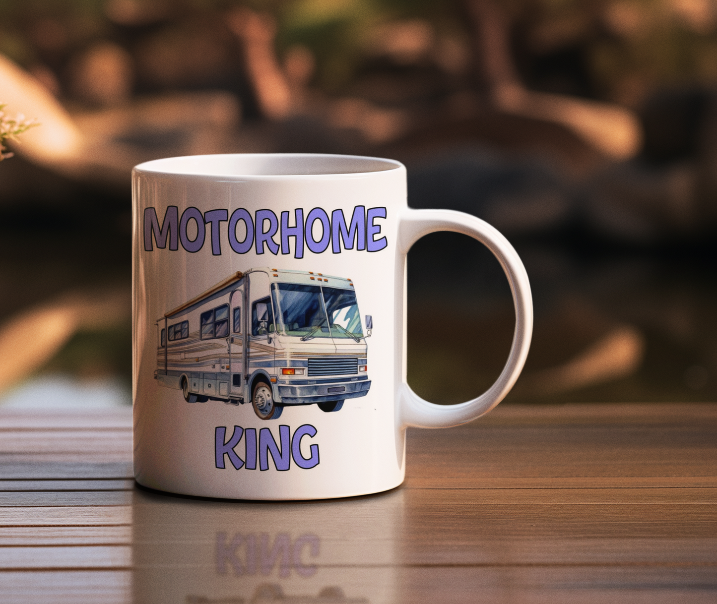Motorhome King Mug Gift Nice Novelty Cute Funny Joke Holiday Travel Vacation Cup Present