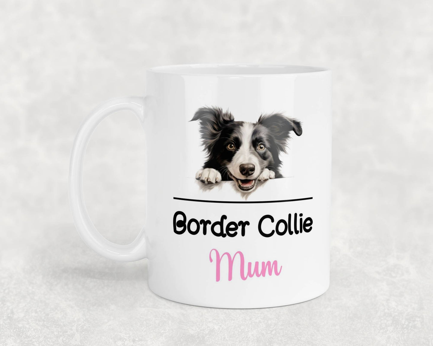Border Collie Mum Mug Gift Nice Funny Cute Novelty Pet Dog Owner Cup Birthday Christmas Mother's Day Present
