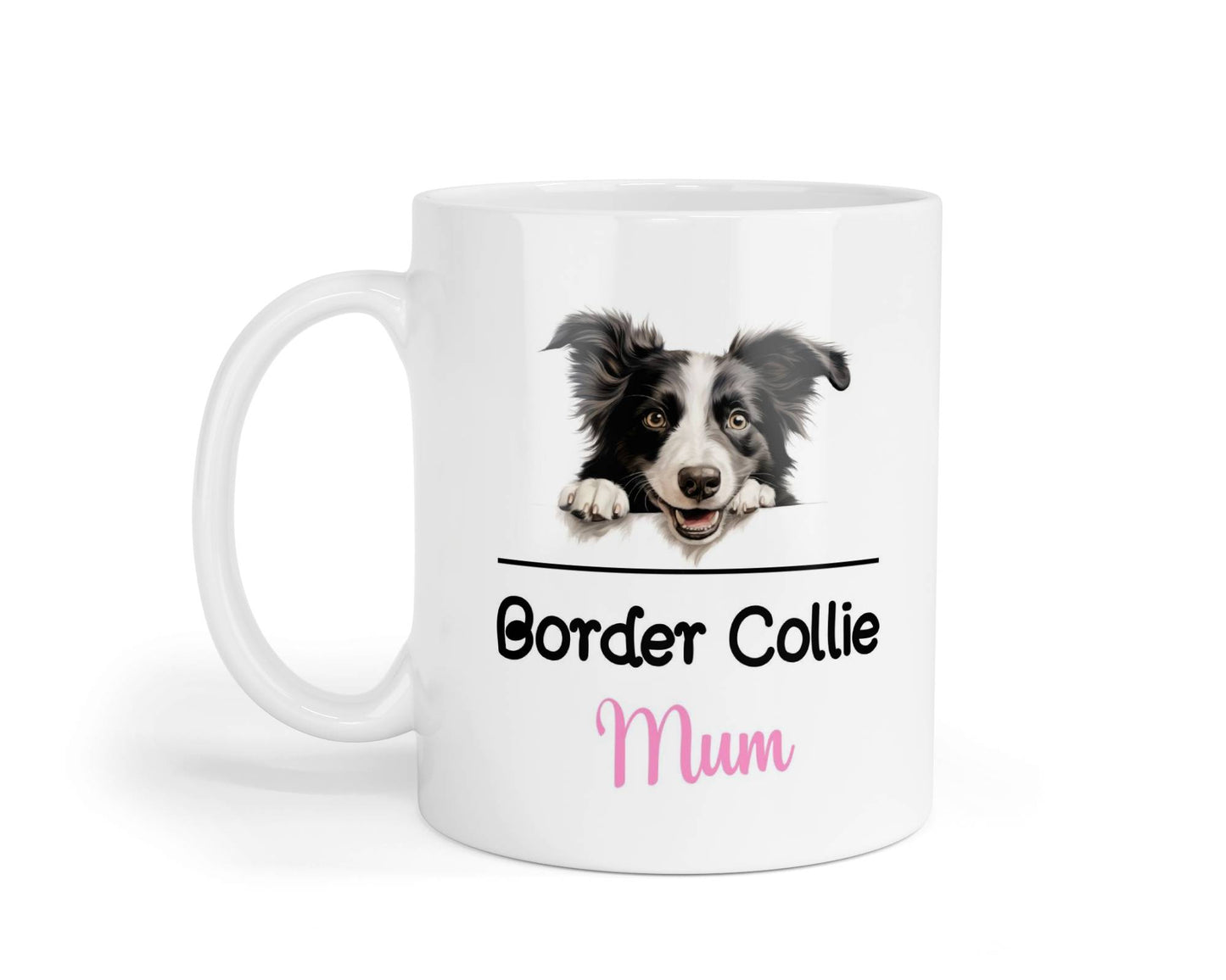 Border Collie Mum Mug Gift Nice Funny Cute Novelty Pet Dog Owner Cup Birthday Christmas Mother's Day Present