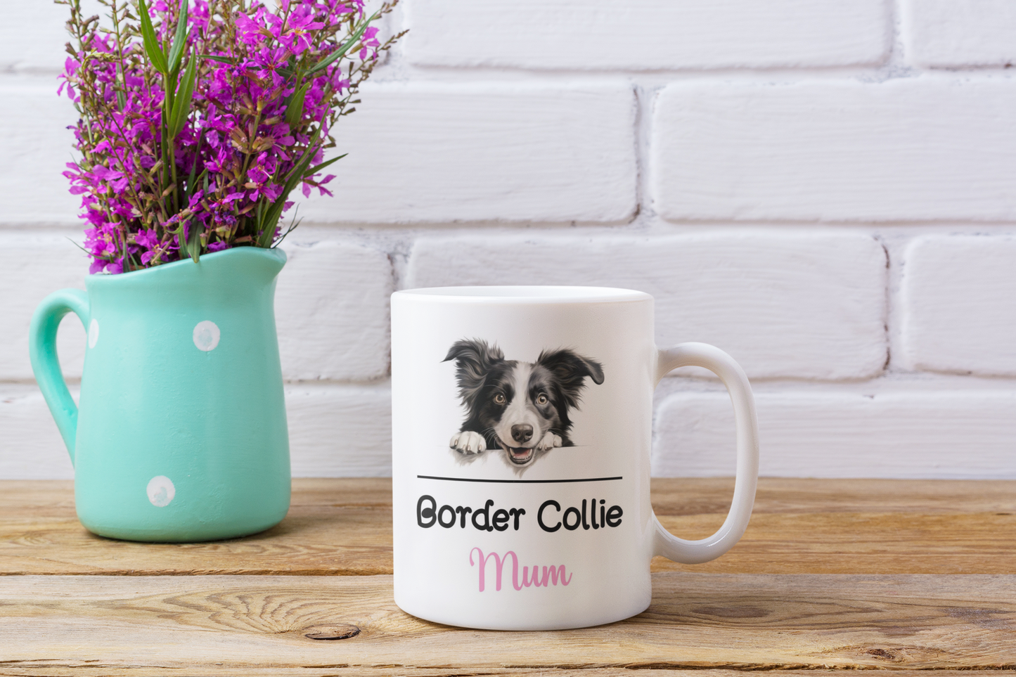 Border Collie Mum Mug Gift Nice Funny Cute Novelty Pet Dog Owner Cup Birthday Christmas Mother's Day Present