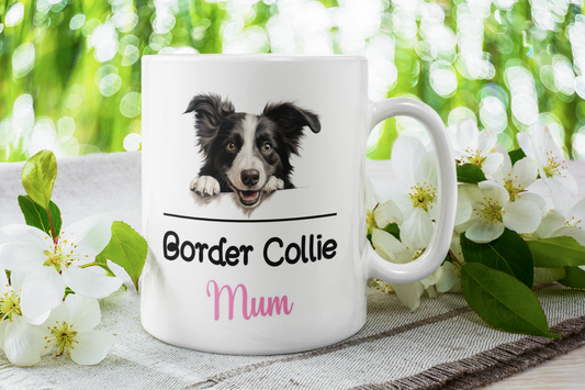 Border Collie Mum Mug Gift Nice Funny Cute Novelty Pet Dog Owner Cup Birthday Christmas Mother's Day Present