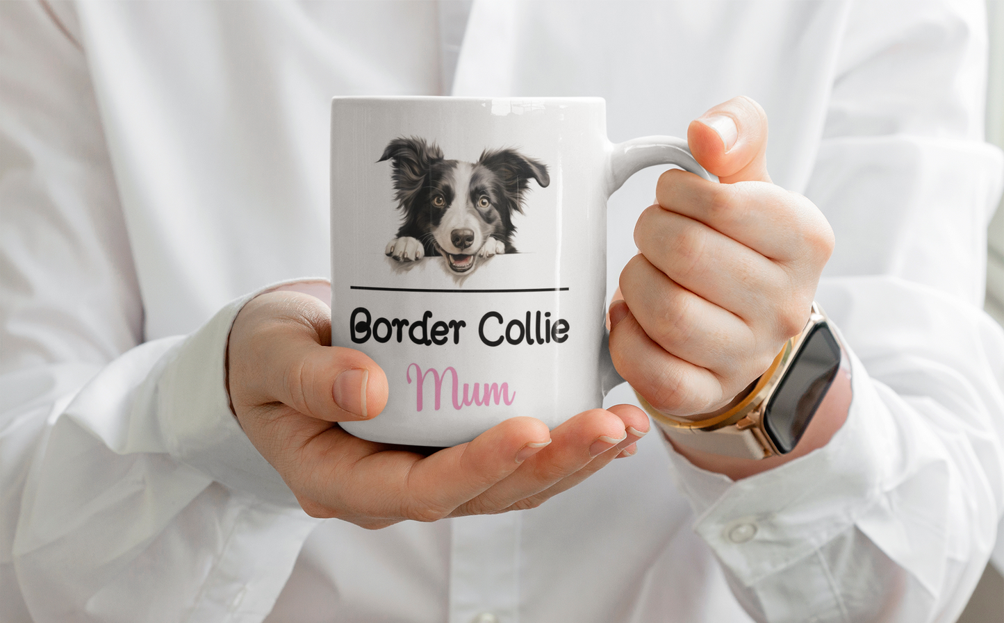 Border Collie Mum Mug Gift Nice Funny Cute Novelty Pet Dog Owner Cup Birthday Christmas Mother's Day Present