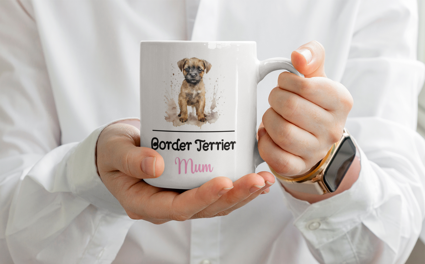 Border Terrier Mum Mug Gift Nice Funny Cute Novelty Pet Dog Owner Cup Birthday Christmas Mother's Day Present