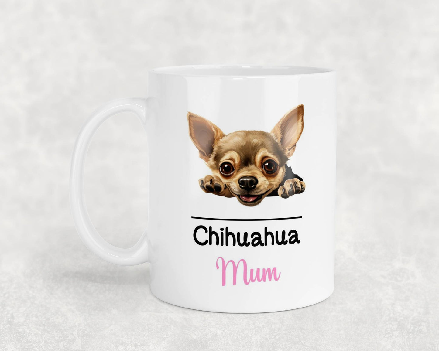 Chihuahua Mum Mug Gift Nice Funny Cute Novelty Pet Dog Owner Cup Birthday Christmas Mother's Day Present