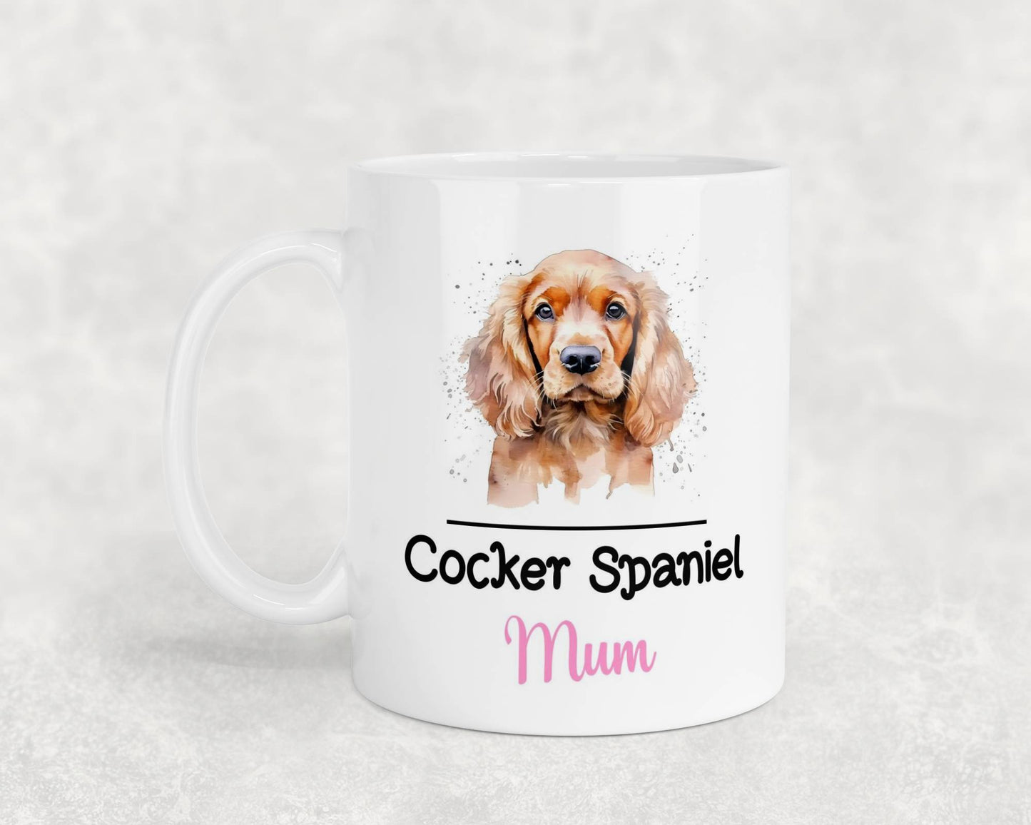 Cocker Spaniel Mum Mug Gift Nice Funny Cute Novelty Pet Dog Owner Cup Birthday Christmas Mother's Day Present