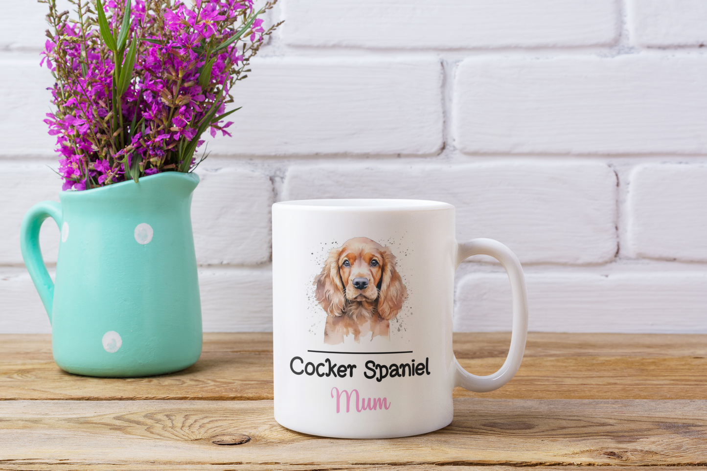 Cocker Spaniel Mum Mug Gift Nice Funny Cute Novelty Pet Dog Owner Cup Birthday Christmas Mother's Day Present