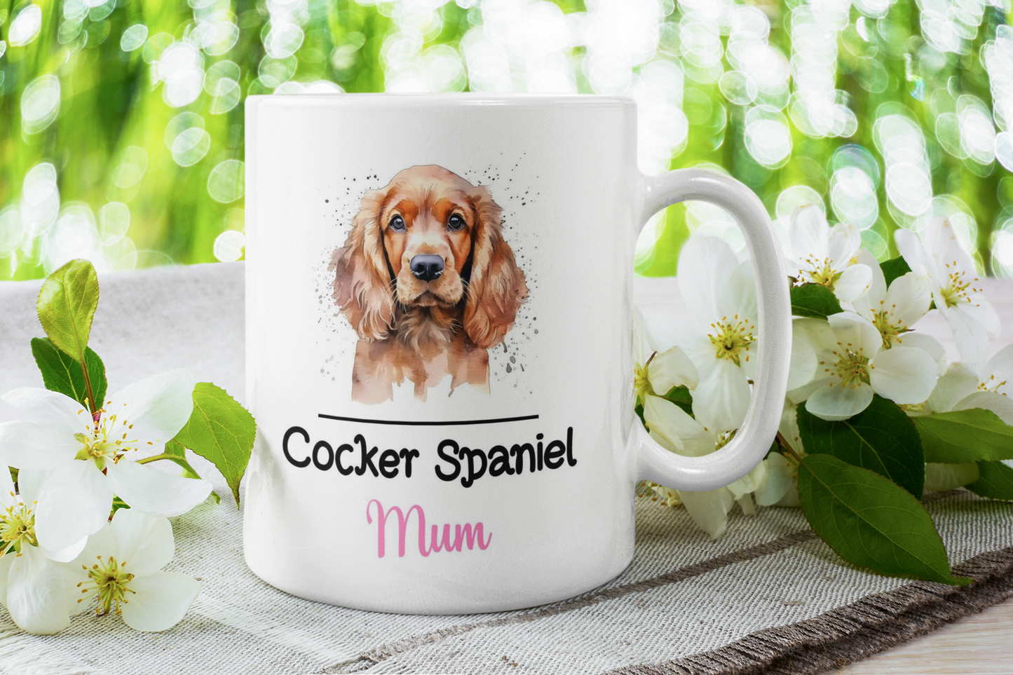 Cocker Spaniel Mum Mug Gift Nice Funny Cute Novelty Pet Dog Owner Cup Birthday Christmas Mother's Day Present