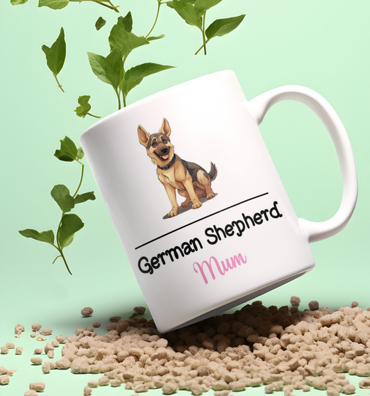German Shepherd Mum Mug Gift Nice Funny Cute Novelty Pet Dog Owner Cup Present
