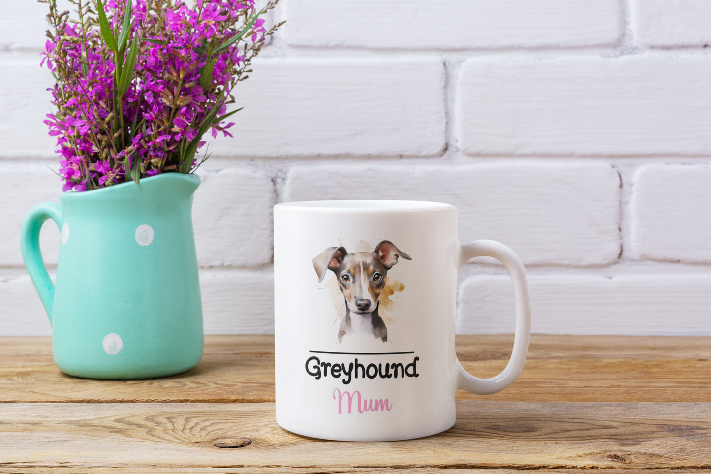 Greyhound Mum Mug Gift Nice Funny Cute Novelty Pet Dog Owner Cup Birthday Christmas Mother's Day Present