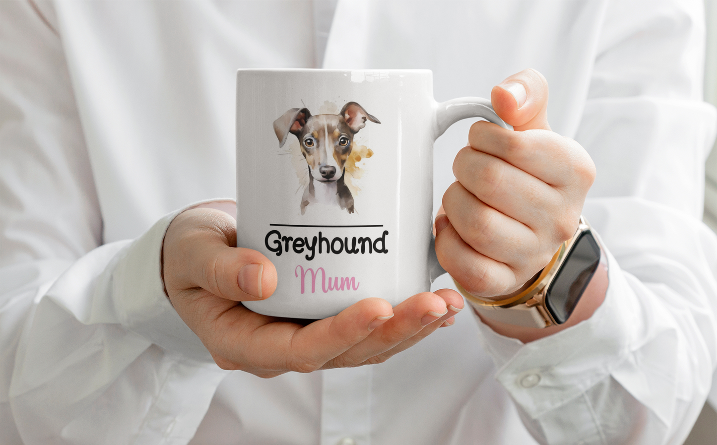 Greyhound Mum Mug Gift Nice Funny Cute Novelty Pet Dog Owner Cup Birthday Christmas Mother's Day Present