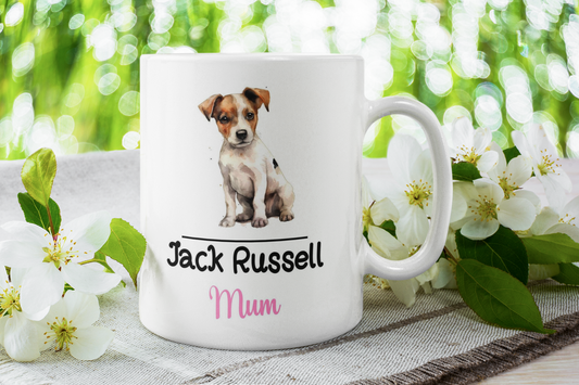 Jack Russell Mum Mug Gift Nice Funny Cute Novelty Pet Dog Owner Cup Birthday Christmas Mother's Day Present