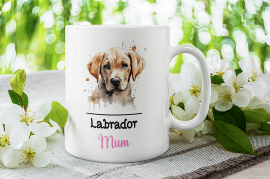 Labrador Mum Mug Gift Nice Funny Cute Novelty Pet Dog Owner Cup Birthday Christmas Mother's Day Present