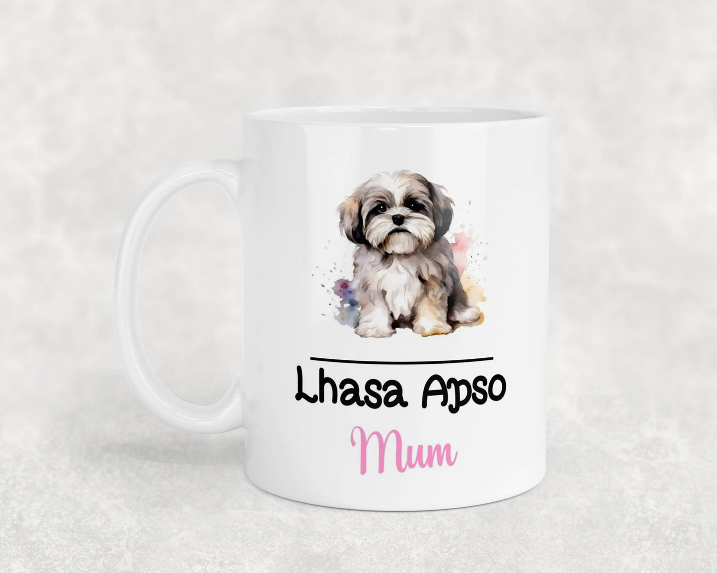 Lhasa Apso Mum Mug Gift Nice Funny Cute Novelty Pet Dog Owner Cup Birthday Christmas Mother's Day Present