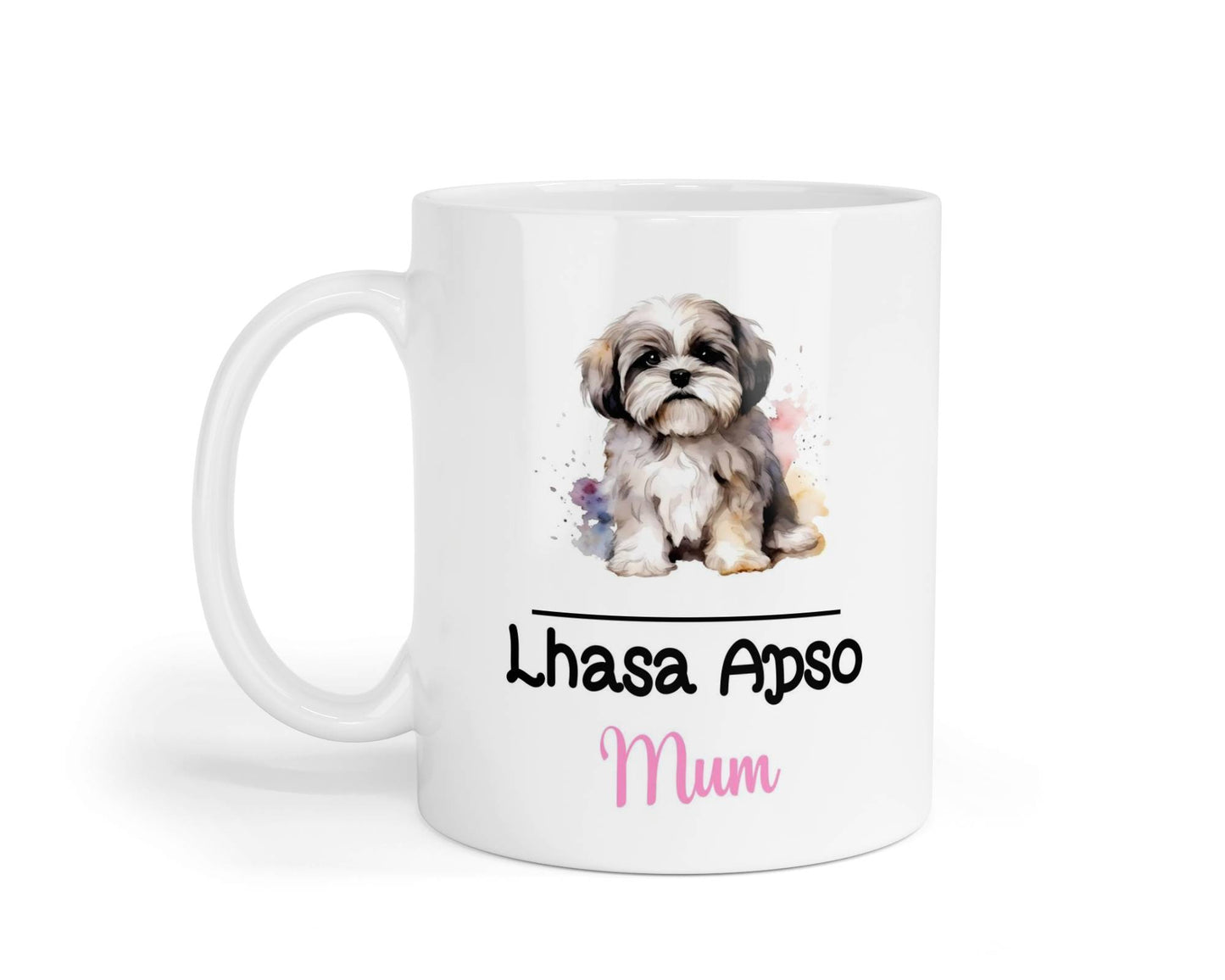 Lhasa Apso Mum Mug Gift Nice Funny Cute Novelty Pet Dog Owner Cup Birthday Christmas Mother's Day Present