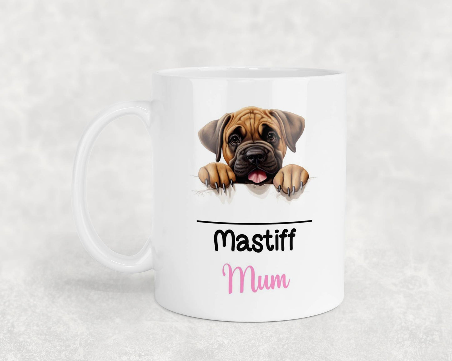 Mastiff Mum Mug Gift Nice Funny Cute Novelty Pet Dog Owner Cup Birthday Christmas Mother's Day Present