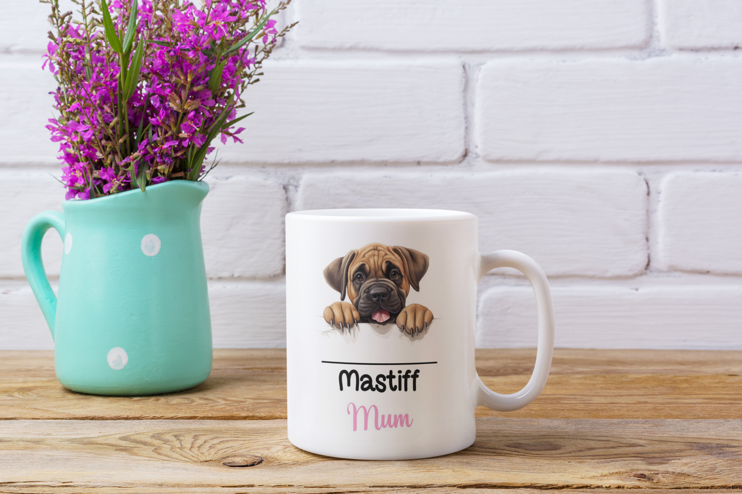 Mastiff Mum Mug Gift Nice Funny Cute Novelty Pet Dog Owner Cup Birthday Christmas Mother's Day Present
