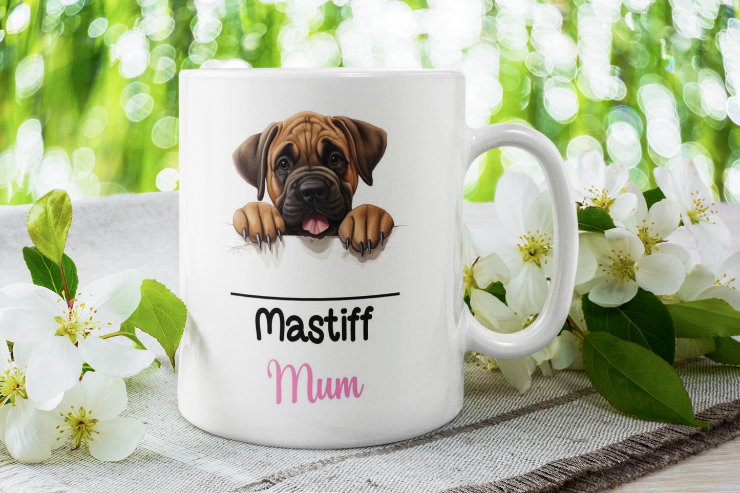 Mastiff Mum Mug Gift Nice Funny Cute Novelty Pet Dog Owner Cup Birthday Christmas Mother's Day Present