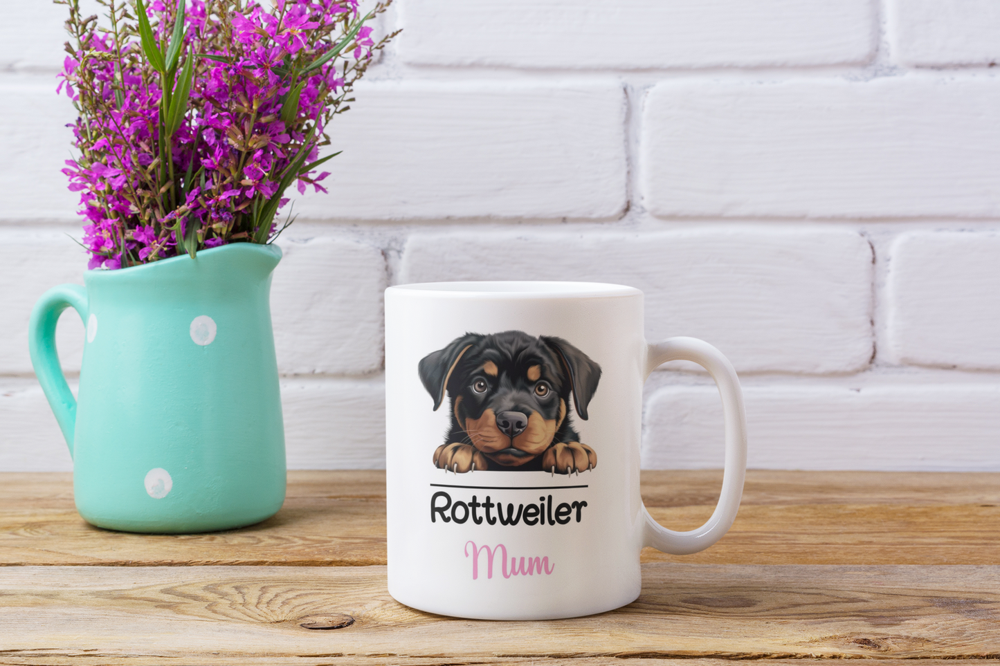 Rottweiler Mum Mug Gift Nice Funny Cute Novelty Pet Dog Owner Cup Birthday Christmas Mother's Day Present