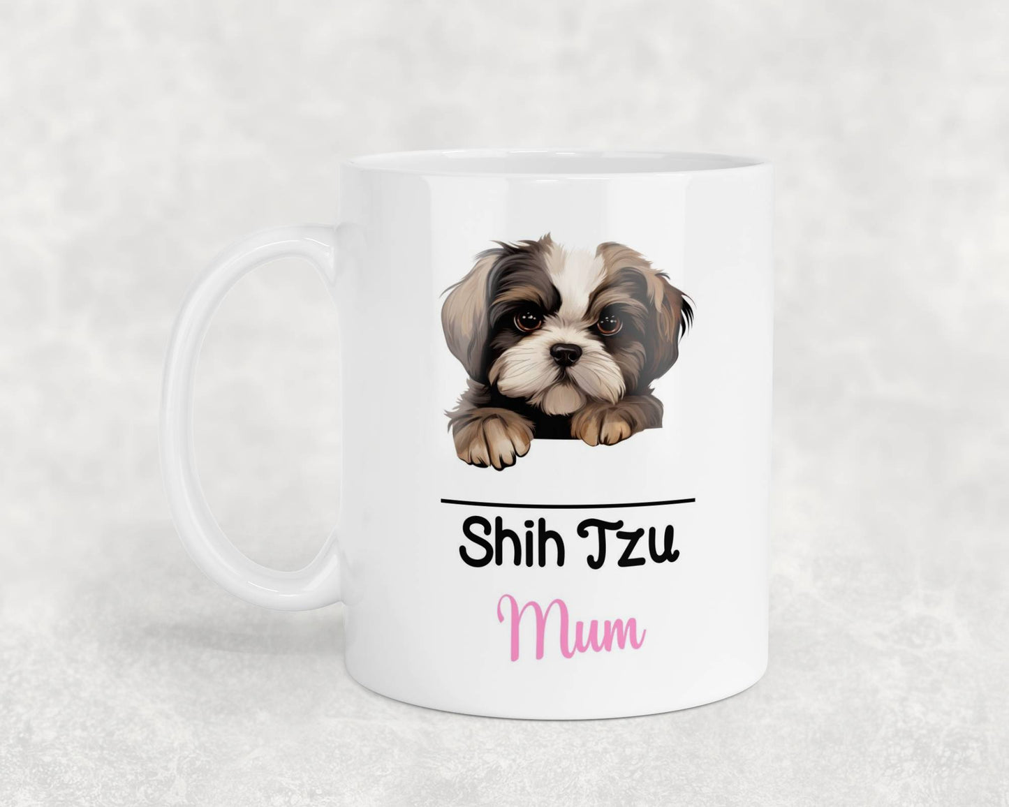 Shih Tzu Mum Mug Gift Nice Funny Cute Novelty Pet Dog Owner Cup Birthday Christmas Mother's Day Present