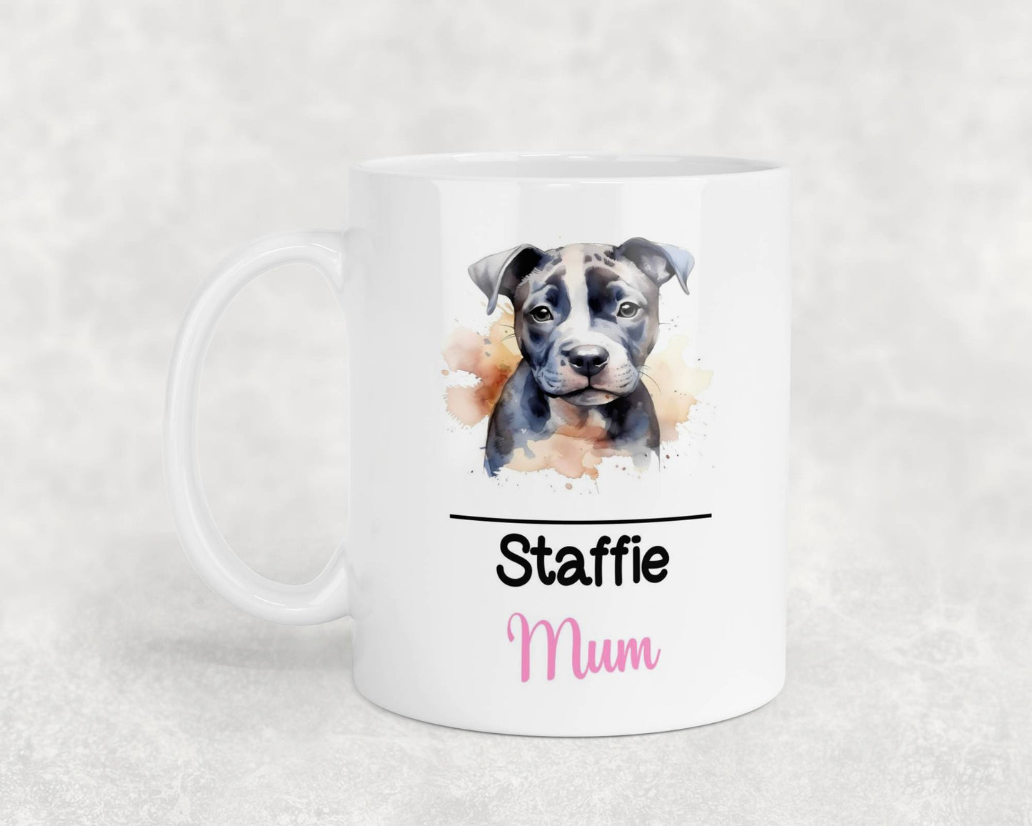 Staffie Mum Mug Gift Nice Funny Cute Novelty Pet Dog Owner Cup Birthday Christmas Mother's Day Present (Copy)