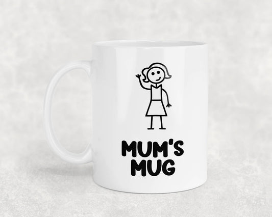 Mum's Mug Gift Novelty Nice Fun Cute Family Cup Present