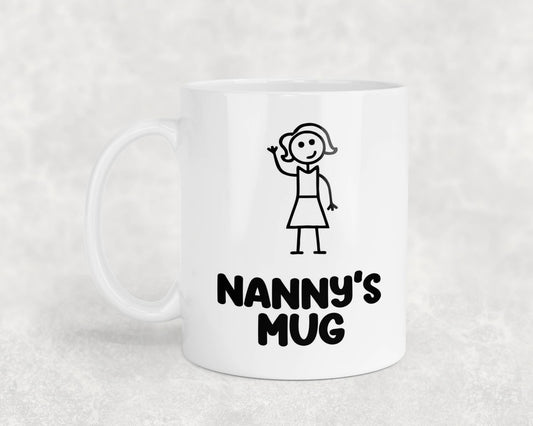 Nanny's Mug Gift Novelty Nice Fun Cute Family Cup Present