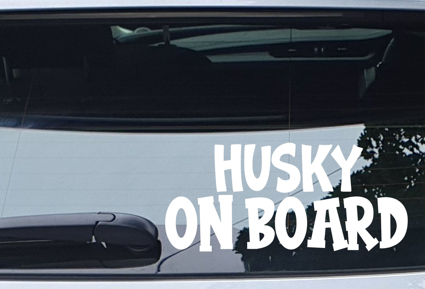 Husky Car Sticker On Board Nice Fun Cute Novelty Dog Window Bumper Boot Door Decal Gift Present