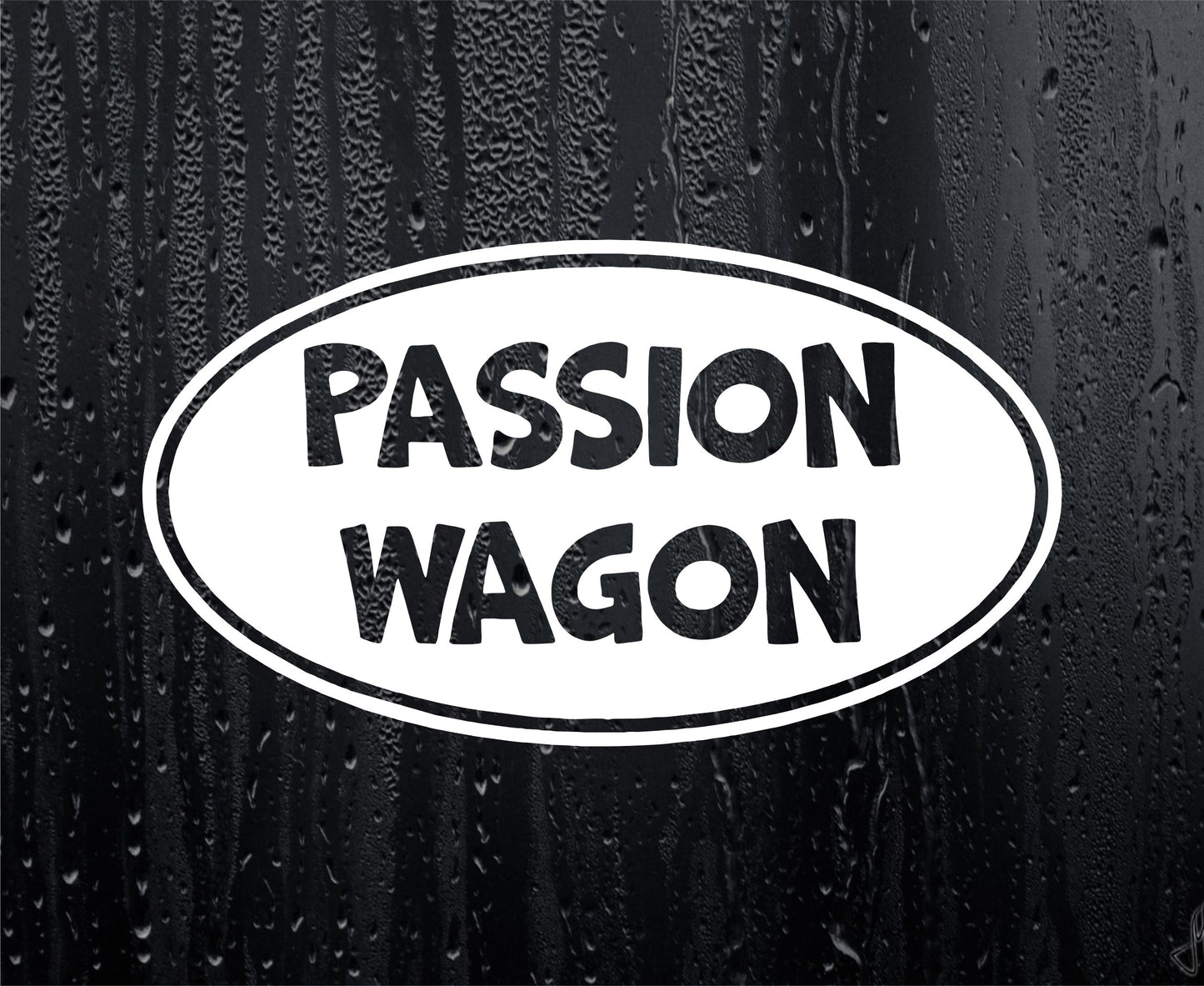 Car Sticker Passion Wagon Funny Novelty Van Truck Nice Cute Window Bumper Boot Door Decal