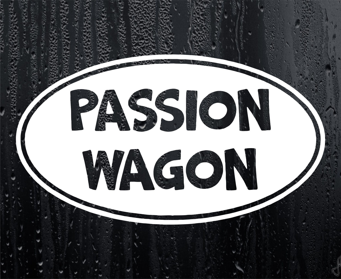 Car Sticker Passion Wagon Funny Novelty Van Truck Nice Cute Window Bumper Boot Door Decal