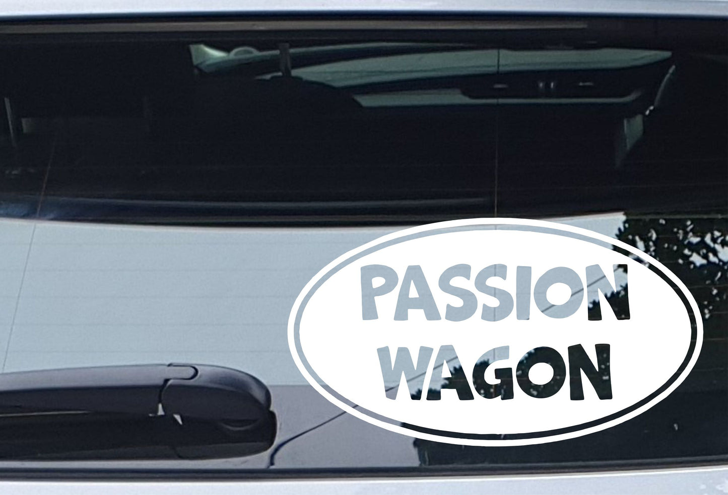 Car Sticker Passion Wagon Funny Novelty Van Truck Nice Cute Window Bumper Boot Door Decal