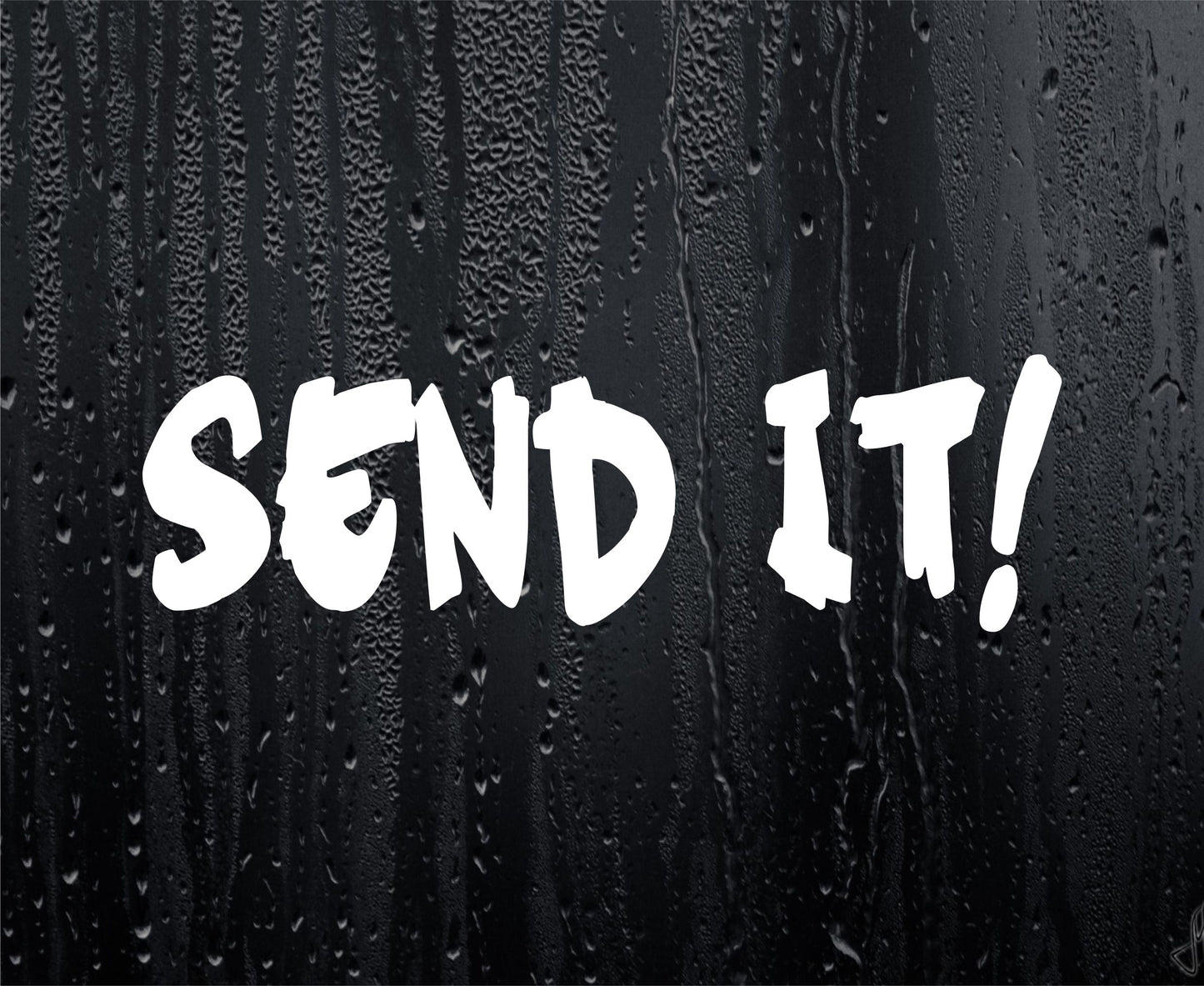 Send It Funny Car Van Modified Sports Show Race Sticker Window Bumper Boot Decal