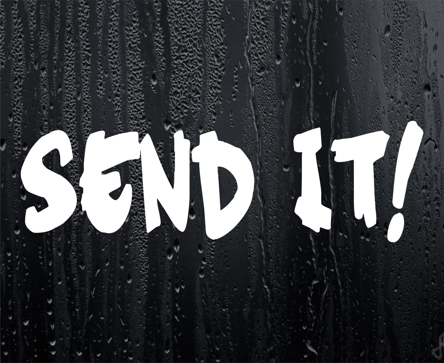Send It Funny Car Van Modified Sports Show Race Sticker Window Bumper Boot Decal