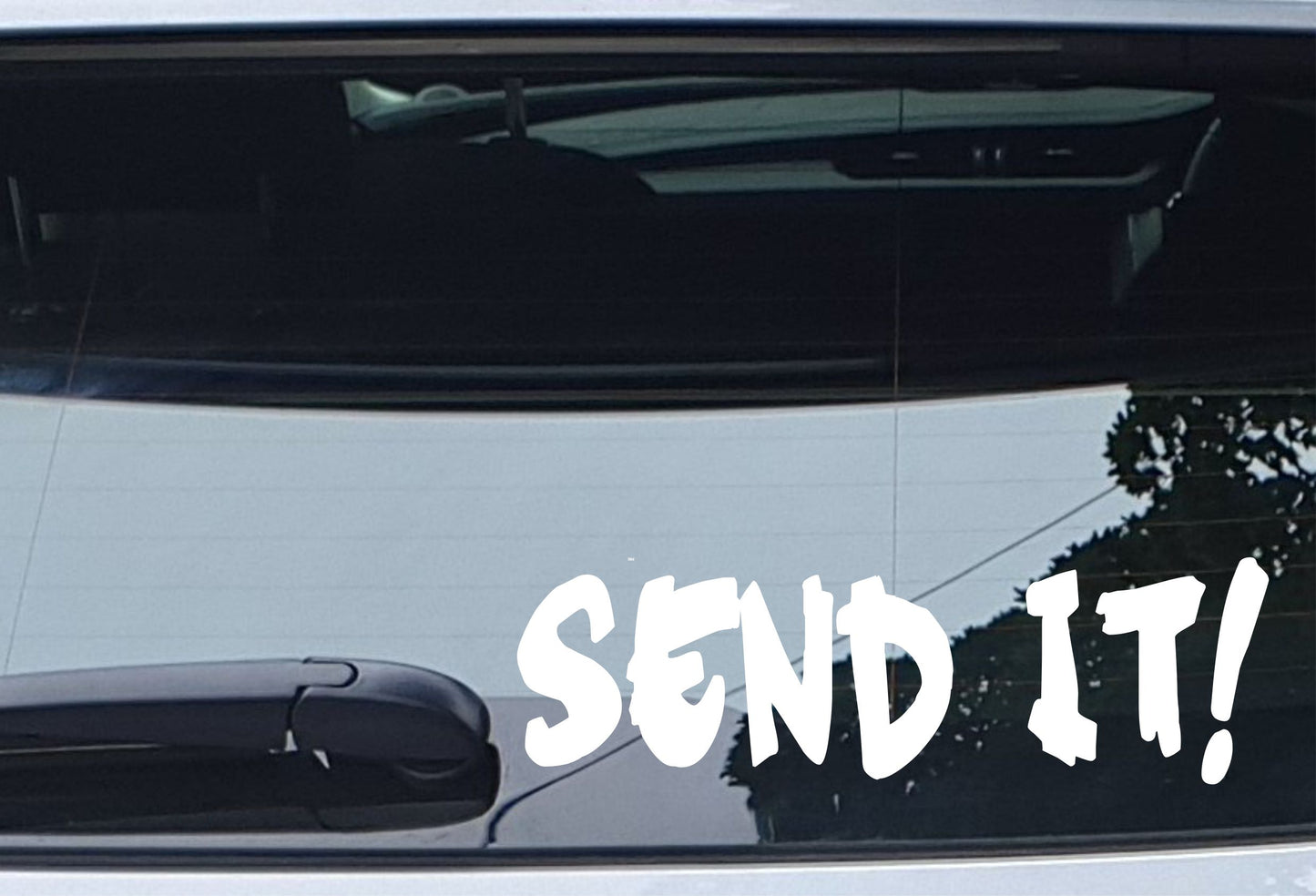 Send It Funny Car Van Modified Sports Show Race Sticker Window Bumper Boot Decal