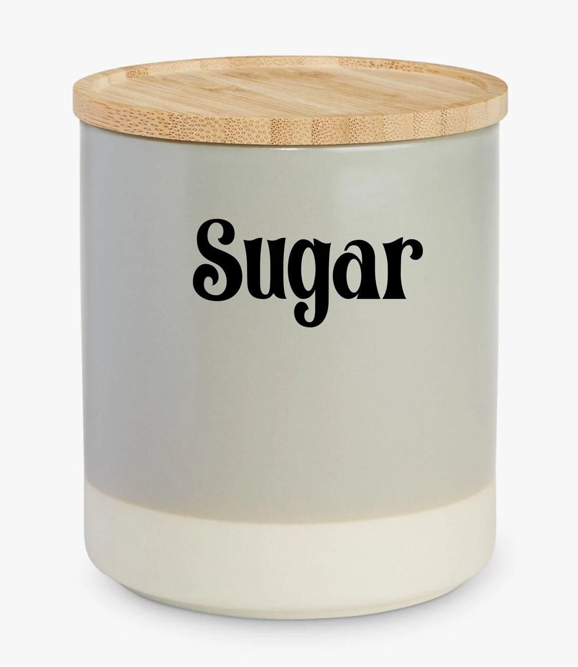 Tea Coffee Sugar Jar Stickers Labels Kitchen House Home Cupboard Glass Storage Cute Vinyl Decals