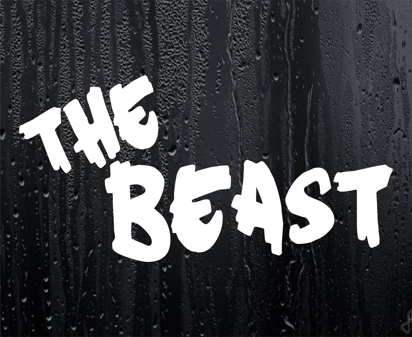 The Beast Funny Car Van Campervan Motorhome 4x4 4WD Sticker Window Bumper Boot Decal