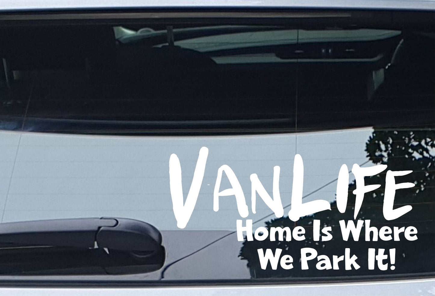 Van Life Home Is Where We Park It Campervan Sticker Funny Rude Cute Novelty Car Van Window Bumper Boot Door Decal