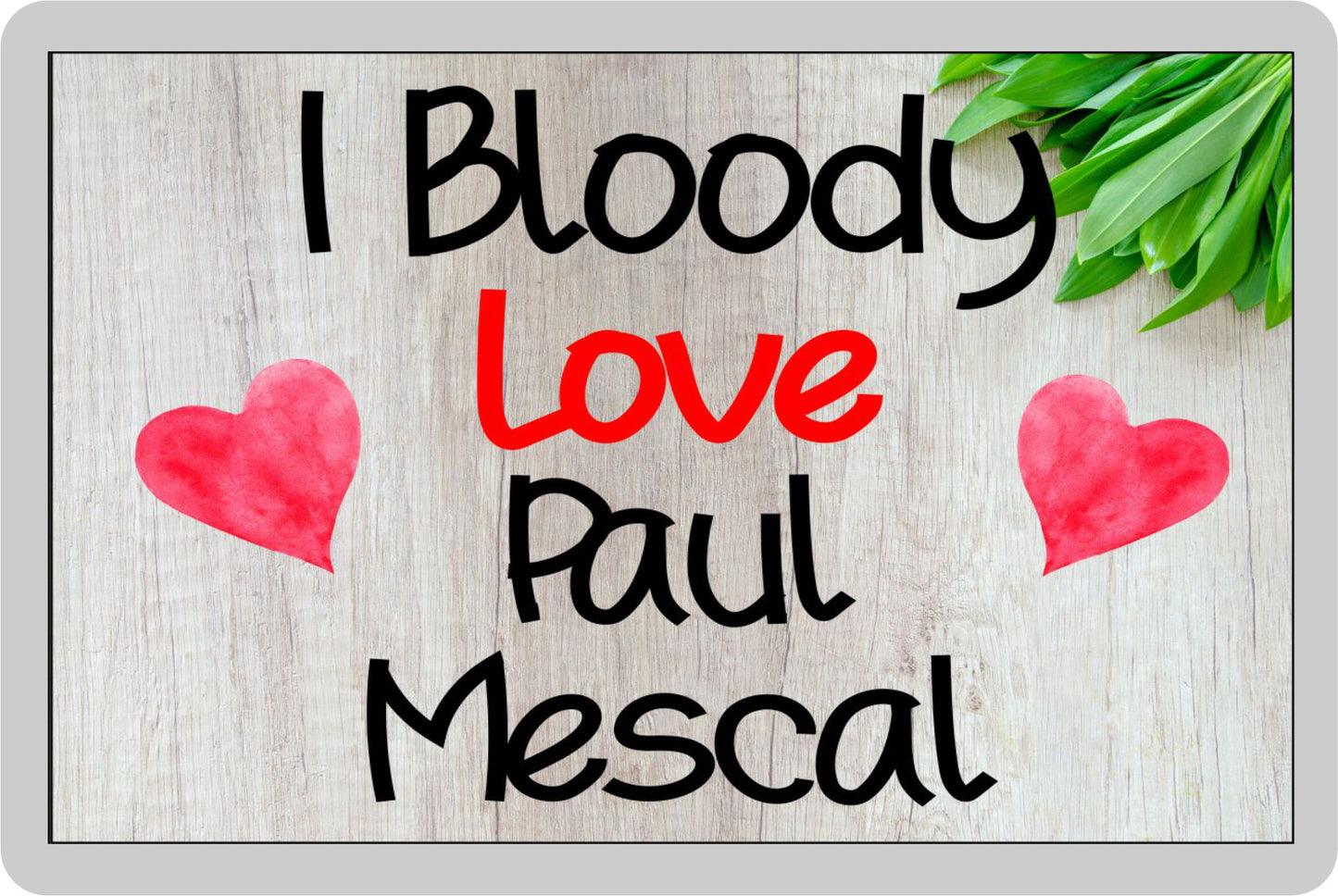 Paul Mescal Fridge Magnet Gift - I Bloody Love - Funny Cute Movie / TV Star Novelty Present