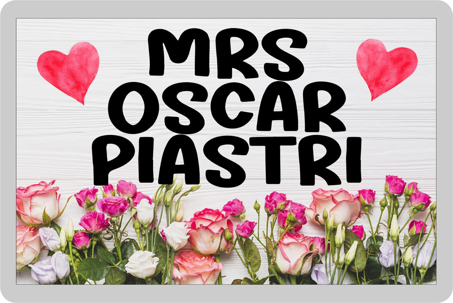 Formula One Fridge Magnet - Mrs Oscar Piastri - Fun Cute F1 Driver Gift - Novelty Present