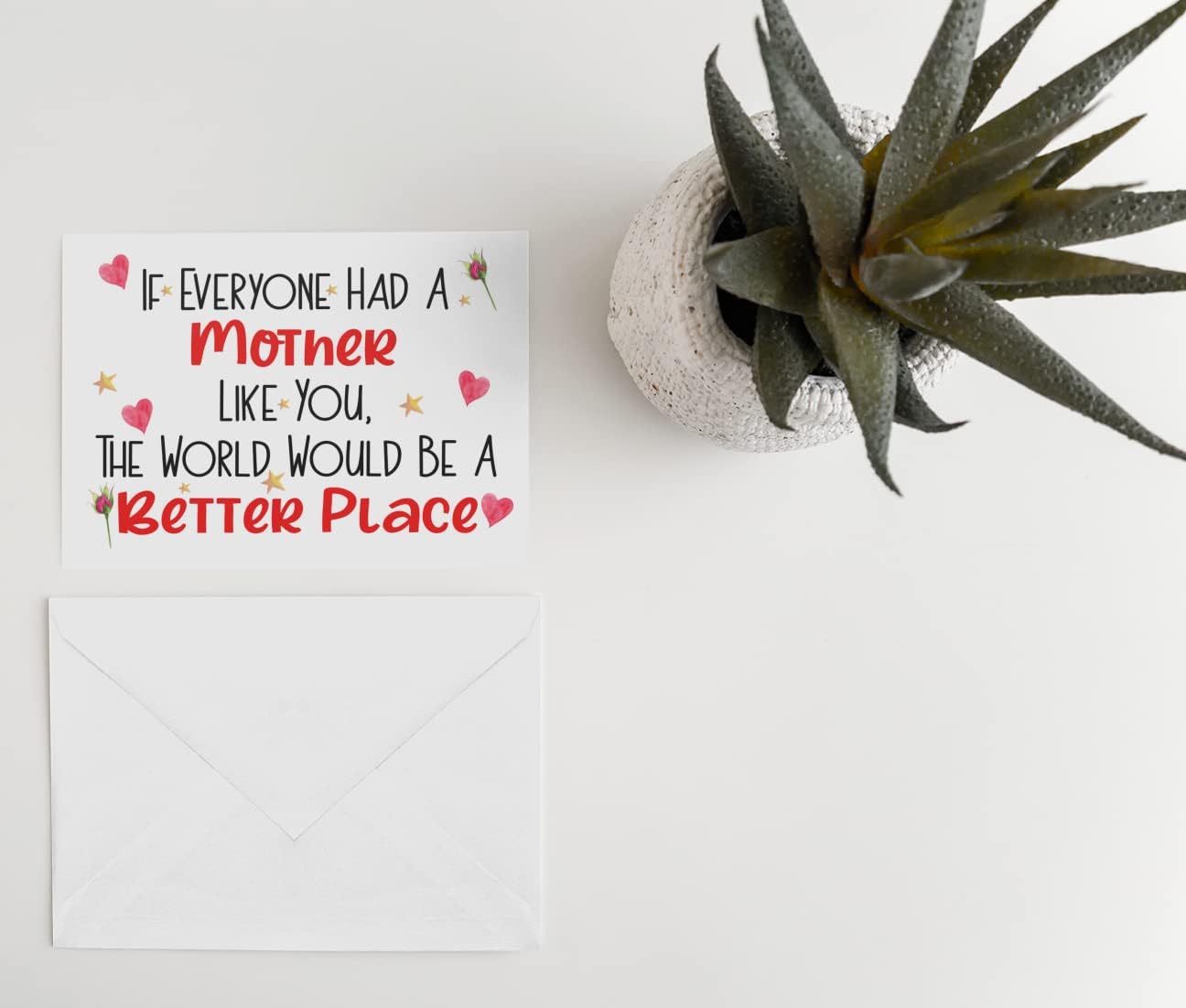 Mother Birthday Mother's Day Card If Everyone Had A Like You World Be A Better Place Nice Cute Fun Novelty Greeting