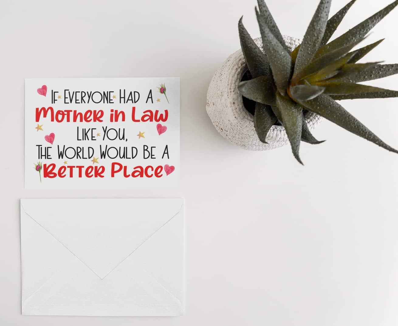 Mother In Law Birthday Mother's Day Card If Everyone Had A Like You World Be A Better Place Nice Cute Fun Novelty Greeting