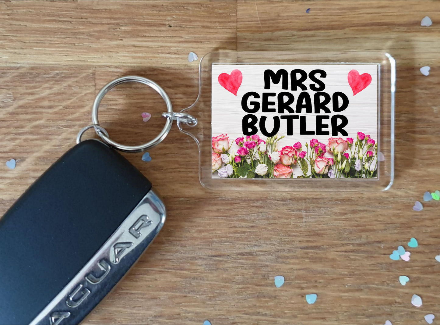 Mrs Gerard Butler Keyring Gift -  Cute Fun Novelty Fan Thirst Movie Film Star Present